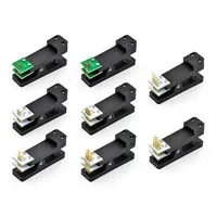 Hot 2.54 2.0 1.5 1.27 1.25 100mil 50mil 3P 4P 5P 6P 7P 8P 9P 10P Clip de fixation pour PCB, pince de test, sonde Pogo Pin pour téléchargement de programme et gravure