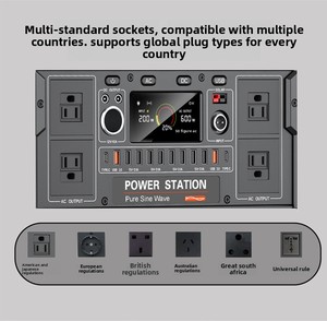 Cycles Custom Logo Pure Sine Wave MPPT Fishing Powered AC Plugs Solar <b>Generator</b> 1200 Watt Portable Power Station T11 High-Capaci - Product Image 6