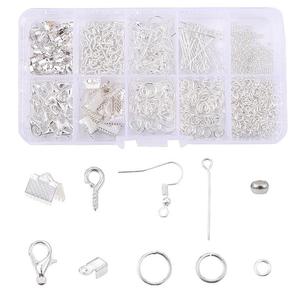 INTODIY Set di Accessori per Gioielli Fai-da-Te, Kit di Strumenti in Lega con Chiusura a Moschettone, Ganci per Orecchini, Catena di Estensione - Product Image 5