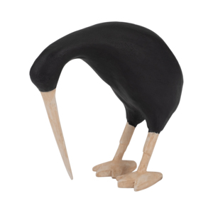 Statuetta di Uccello in Legno Intagliata a Mano, Scultura Boho in Albasia per Arredamento Casa, Soggiorno, Scaffale, Ufficio, Tavolino da Caffè - Product Image 2