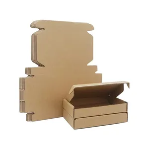 100% Manufacturer Printed Folding Customize Colour Clothing Packing Shipping Boxes Kraft Shipping Boxes Custom Logo Cartoon Box