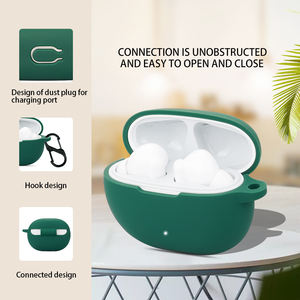 Étui pour écouteurs <span class=keywords><strong>Honor</strong></span> Choice Earbuds X7i, protection en silicone, étui pour écouteurs sans fil, coque pour écouteurs, porte-clés - Product Image 4