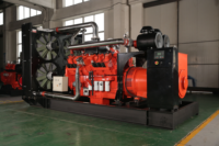 Groupe électrogène au biogaz GPL à combustion rapide haute puissance, type ouvert, gaz naturel, 80% d'efficacité, démarrage 24V CC pour une production stable