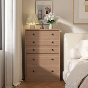 Melamine Tall <strong>Thin</strong> Clothes <strong>Chest</strong> <strong>of</strong> <strong>Drawers</strong> Wood Safe for Baby for Baby Clothes - Product Image 4