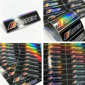 Customised <b>security</b> holographic <b>stickers</b>, gold holographic labels, 3D authenticity holographic labels - Product Image 5