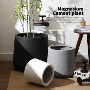 Maceta Moderna y Sencilla con Acabado Cepillado, Transpirable, para Plantas, Estilo Nórdico, Popular en Internet - Product Image 1