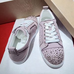 Zapatos Deportivos de Lujo para Mujer, Diseño de Moda, Suela Roja, Color Rosa, Planos, Transpirables, de Alta Calidad, Estilo Skate, Novedad 2026 - Product Image 1