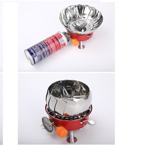 Réchaud de camping avec stabilisateur de cartouche de <span class=keywords><strong>gaz</strong></span>, réchaud de camping portable coupe-vent avec étui de transport, mini trépied pliable pour cartouche de <span class=keywords><strong>gaz</strong></span>, Poc - Product Image 4
