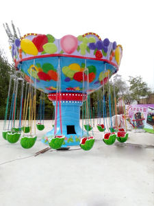 Hermoso y popular Columpio de árbol eléctrico Rosa popular, entretenimiento para niños, paseo en silla voladora de lujo a la venta - Product Image 4