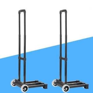 Tianyu T102 PP 50KG Capacity 2-Wheel <b>Foldable</b> Telescopic Promotional Shopping Cart with Durable Handle for Outdoor Use - Product Image 2