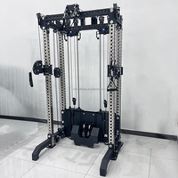 Appareil de musculation multifonctionnel en acier inoxydable pour usage domestique et commercial : Rack à squats et machine à câbles croisés pour la musculation