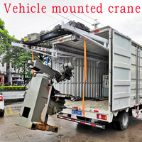 Grue de levage électrique pour benne de camionnette, 1/2/3 tonnes, 360° °   Grue de levage hydraulique robuste montée sur véhicule, rotative, pour pick-up