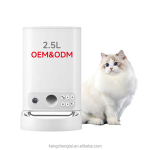 자동 휴대용 배터리 작동 2.4GHz 원격 제어 애완 동물 피더 Wi-Fi 카메라 소리 알림 카메라 고양이 피더 - Product Image 1