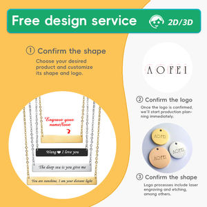 <span class=keywords><strong>Collier</strong></span> à pendentif <span class=keywords><strong>militaire</strong></span> vierge en acier inoxydable 18K plaqué or pour <span class=keywords><strong>homme</strong></span> et chien personnalisé gravure à faire soi-même - Product Image 5