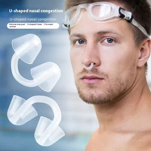 Clip Nasal para Adultos para Snorkel Profundo, Ayuda para Natación, Tapón Nasal Universal en Forma de U para Niños, Previene la Asfixia por Agua - Product Image 3