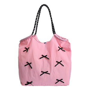 Nouveau Sac à Main Niche Design Printemps 2026 avec Nœud Papillon Style <span class=keywords><strong>Ballet</strong></span>, Doux, Porté Épaule et Bandoulière, Modèle Classique - Product Image 5