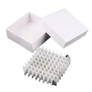 Professional Laboratory Supplier CryoBoxes Paper Freezer Boxes 9*9 81well For Cell Sample Frozen Storage