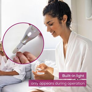 Kit de perceuse à ongles électrique <span class=keywords><strong>Beurer</strong></span> MP42 7-en-1 avec embouts en acier inoxydable, lumière LED et étui de rangement pour <span class=keywords><strong>manucure</strong></span> et pédicure - Product Image 5