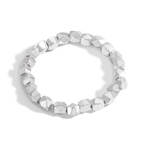 Anillos de Joyería de Diseño Especial Dylam, Plata de Ley 925 con Baño de Rodio, Accesorios de Uso Diario, Anillo de Plata Irregular con Diseño de Fragmentos - Product Image 1