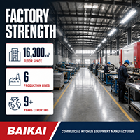 Pemanggang Gas Komersial Stainless Steel Kontrol Manual |   Pemanggang Datar untuk Meja 12-60 Inci
