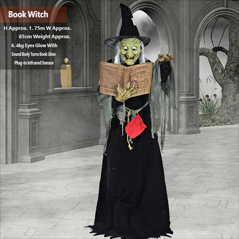 La bruja que sostiene el libro