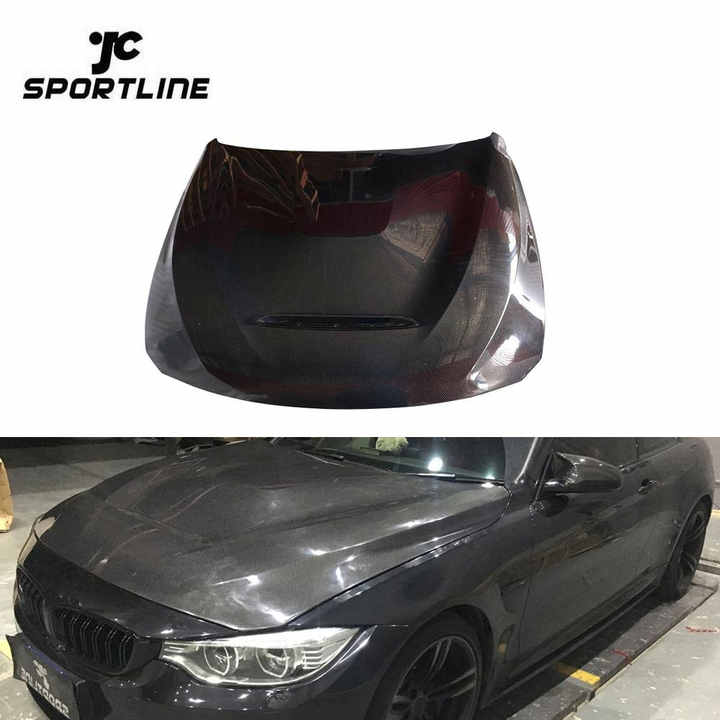 Vacuum Carbon Fiber Engine Hood for BMW M3 M4 2014-2018