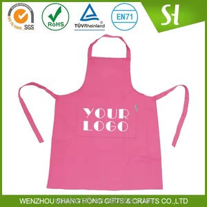 <span class=keywords><strong>Delantal</strong></span> de cocina de algodón barato al por mayor con logotipo impreso personalizado <span class=keywords><strong>delantal</strong></span> de cocina de poliéster no tejido delantales a granel baratos - Product Image 4