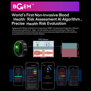 Homirn JCRing X3 Black Smartring dengan Kotak Pengisian Daya Nirkabel, Perangkat AI yang Dapat Dipakai dengan Ukuran Terkecil, Produsen Cincin Pintar untuk Pasangan - Product Image 4