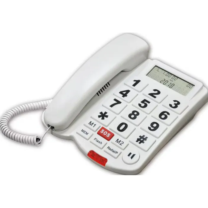 Emergency SOS corded phone Caller ID phone Big button phone for the elderly