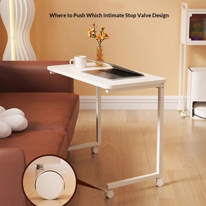 โต๊ะทำงานรูปตัวแอลคุณภาพสูง สีน้ำตาลสไตล์คันทรี สำหรับใช้ในบ้าน ห้องอ่านหนังสือ โต๊ะคอมพิวเตอร์สำหรับเด็ก โต๊ะทำงานสำนักงาน - Product Image 1