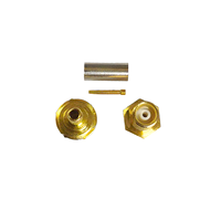 Conector Coaxial MCX-C-KY1.5 Chapado en Oro al por Mayor, Conector Hembra MCX para RG316 RG174