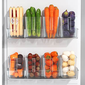 Лидер продаж, прозрачный пластиковый органайзер для холодильника, универсальная домашняя коробка для хранения для многократного использования - Product Image 3