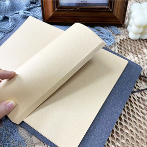 A6 Cuaderno Vintage hecho a mano 80 Hojas reemplazables Regalo ideal del Día del Maestro para educadores con flores Hojas Helechos en Bl - Product Image 5