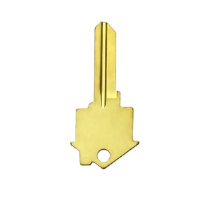 KW10 con forma <span class=keywords><strong>de</strong></span> Casa Flip clave en blanco <span class=keywords><strong>de</strong></span> <span class=keywords><strong>oro</strong></span> Color latón <span class=keywords><strong>llave</strong></span> en blanco <span class=keywords><strong>la</strong></span> <span class=keywords><strong>llave</strong></span> <span class=keywords><strong>de</strong></span> <span class=keywords><strong>la</strong></span> puerta para cerrajero - Product Image 4