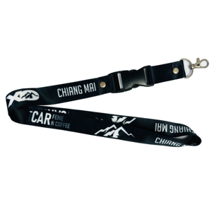 Dây buộc polyester tùy chỉnh với móc kim loại in lụa có sẵn trong các kích cỡ khác nhau màu sắc thiết kế tùy chỉnh - Product Image 2