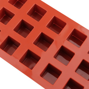 Fabricante de China, precio de fábrica, cubitos de hielo de silicona cuadrados y moldes de chocolate, herramientas para pasteles - Product Image 6