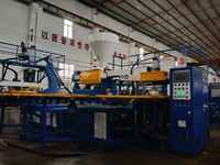 Machine de moulage par injection rotative à 1 couleur pour la fabrication de sandales, de tongs et de chaussures en plastique PVC et caoutchouc
