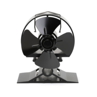 Ventilateur de poêle à granulés écologique pour intérieur, alimenté par la chaleur, 4 pales, Ecofan, autres chauffages domestiques
