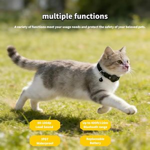 Collar GPS para Mascotas, Rastreador para Gatos, Negro, Impermeable, Bluetooth, Rastreo en Tiempo Real, Compatible con Android, Compatible con Google Find My, Sin Cuota Mensual - Product Image 6