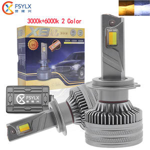 FSYLX X8 200W 40000LM Lampadina LED Super Luminosa H11 H4 per Fari Auto, Compatibile con <span class=keywords><strong>Audi</strong></span> <span class=keywords><strong>A3</strong></span>/A4/A1 Transit, Canbus, Montaggio Universale - Product Image 1