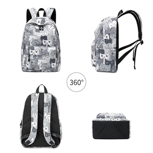 กระเป๋าเป้พิมพ์ลาย <span class=keywords><strong>BTS</strong></span> <span class=keywords><strong>ส</strong></span>ำหรับนักศึกษา กระเป๋าไปโรงเรียนสวยงามสำหรับเด็กผู้หญิง - Product Image 3