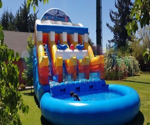 Danh tiếng tốt nhà máy trượt nước <span class=keywords><strong>inflatable</strong></span>, hồ bơi bơm hơi trượt cho trẻ em - Product Image 2