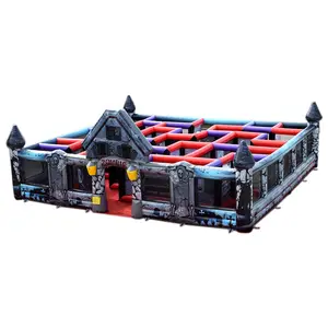 Wholesale Custom Factory Cheap Inflatable Maze Games Kids Outdoor Blow Up Laser Tag Maze Games Equipment For Sale