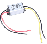 Convertisseur DC-DC abaisseur de tension 12V vers 24V avec boîtier en aluminium, module convertisseur de puissance pour véhicule 3V 2A, 5V 6V 7V 8V 9V 10V 11V