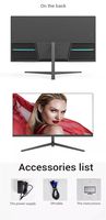 24 pulgadas 1920*1080 y 165Hz 144Hz LED LCD Monitor de juegos computadora PC con función OD