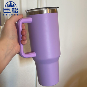 Bicchieri Termici all'Ingrosso 30oz/40oz, Tazza da Viaggio per Caffè in Acciaio Inox Sottovuoto 30/40oz con Manico e Cannuccia - Product Image 3