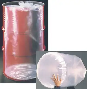 Factory Transparent Plastic LDPE Round Bottom Drum Liner Barrel Liners For Chemical