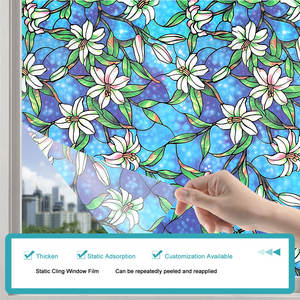 Film <span class=keywords><strong>de</strong></span> confidentialité holographique irisé pour fenêtre, adhésif statique sans colle, film décoratif anti-regard pour vitres et portes <span class=keywords><strong>de</strong></span> <span class=keywords><strong>douche</strong></span> - Product Image 2