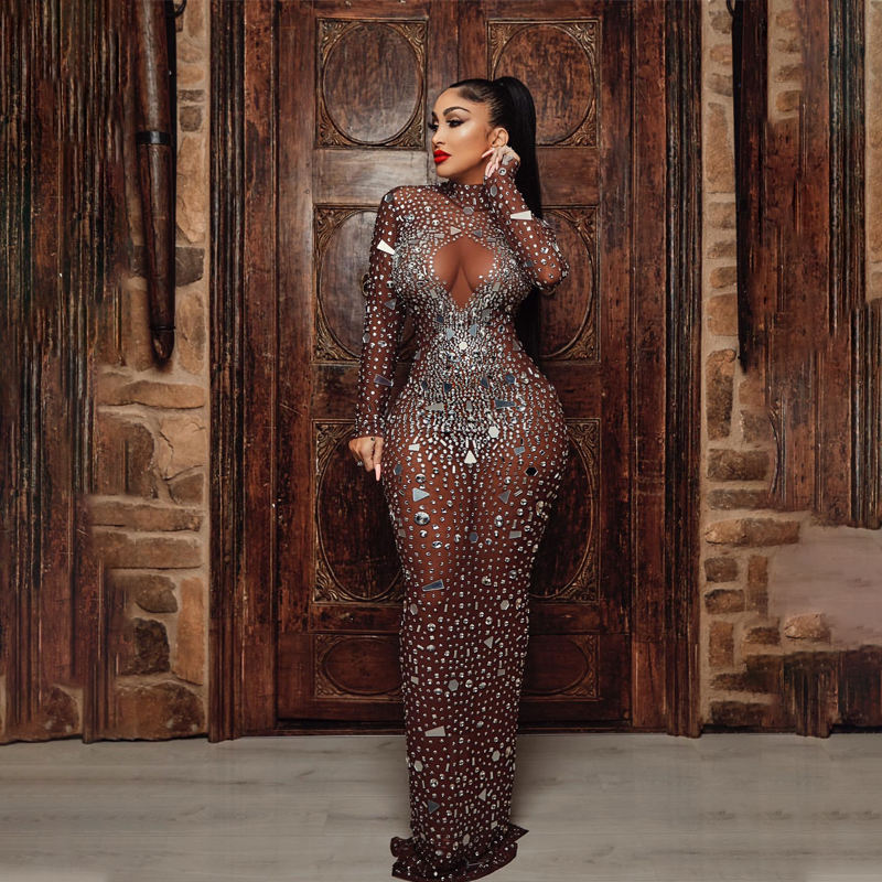 diamond decoration wedding dress