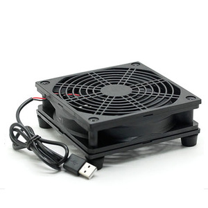 Huierde 120x120x25mm <b>Cooling</b> Fan F120 for Router TV Set Top <b>Box</b> Modem Switch Air Cooled Black - Product Image 4